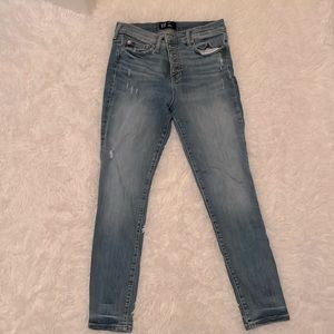 High rise gap legging jeans